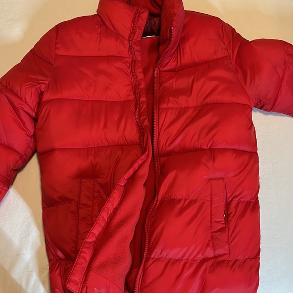 Red Old Navy Puffer Jacket - Picture 2 of 2